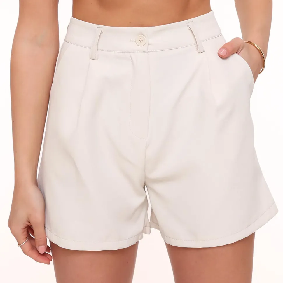 Olivia & Kate Beige Basic-Short Fashion