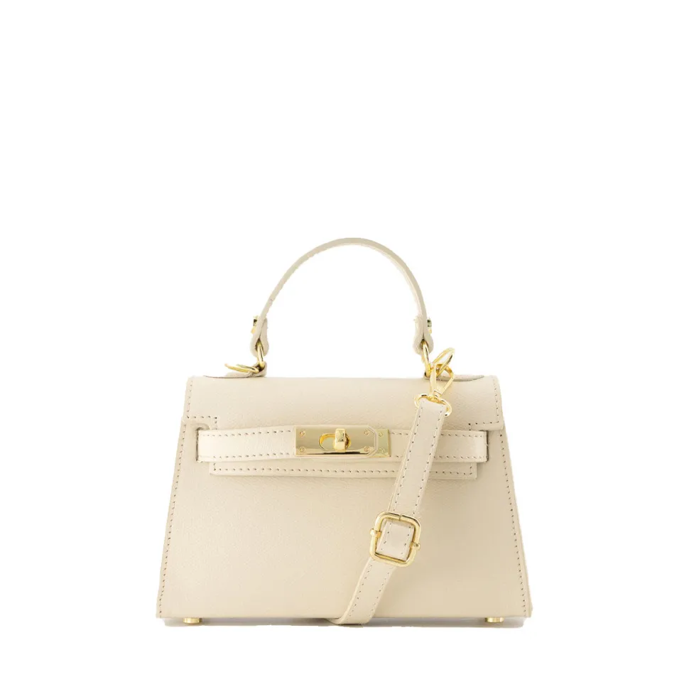Olivia & Kate Beige Golden Details-Bag Flash Sale