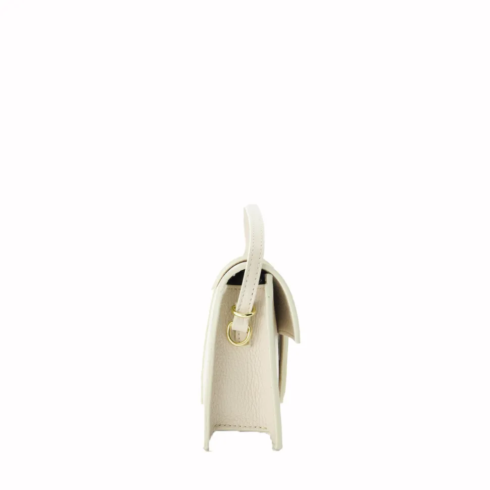 Olivia & Kate Beige Leather Horizontal-Bag Cheap