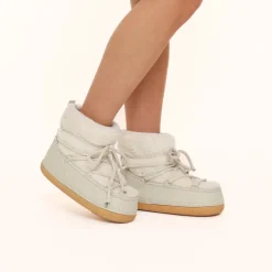 Olivia & Kate Beige Teddy Moon-Boots New