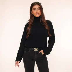 Olivia & Kate Black Detailed Gold Buckle-Belt Hot
