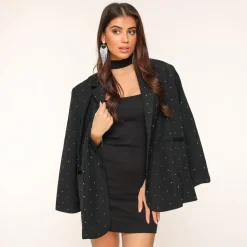 Olivia & Kate Black Fitted Choker-Dress Discount