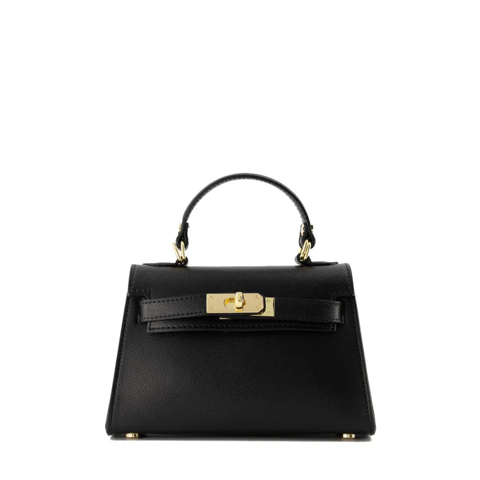 Olivia & Kate Black Golden Details-Bag Discount