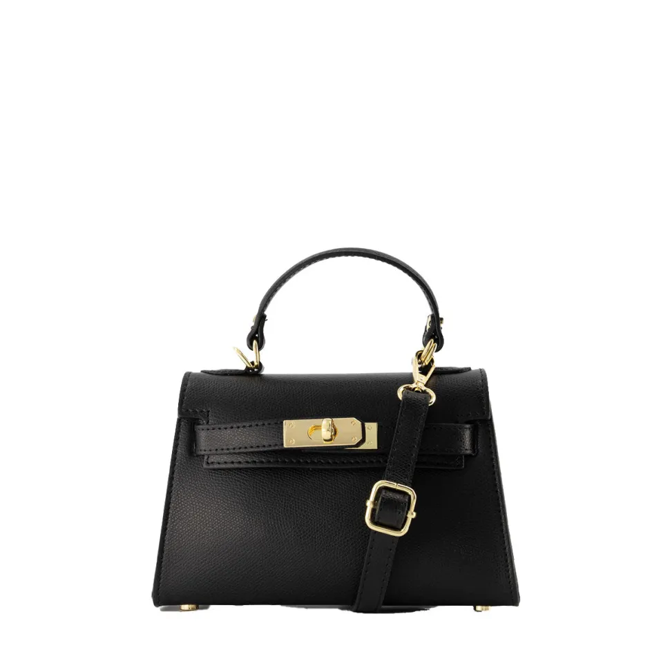 Olivia & Kate Black Golden Details-Bag Discount