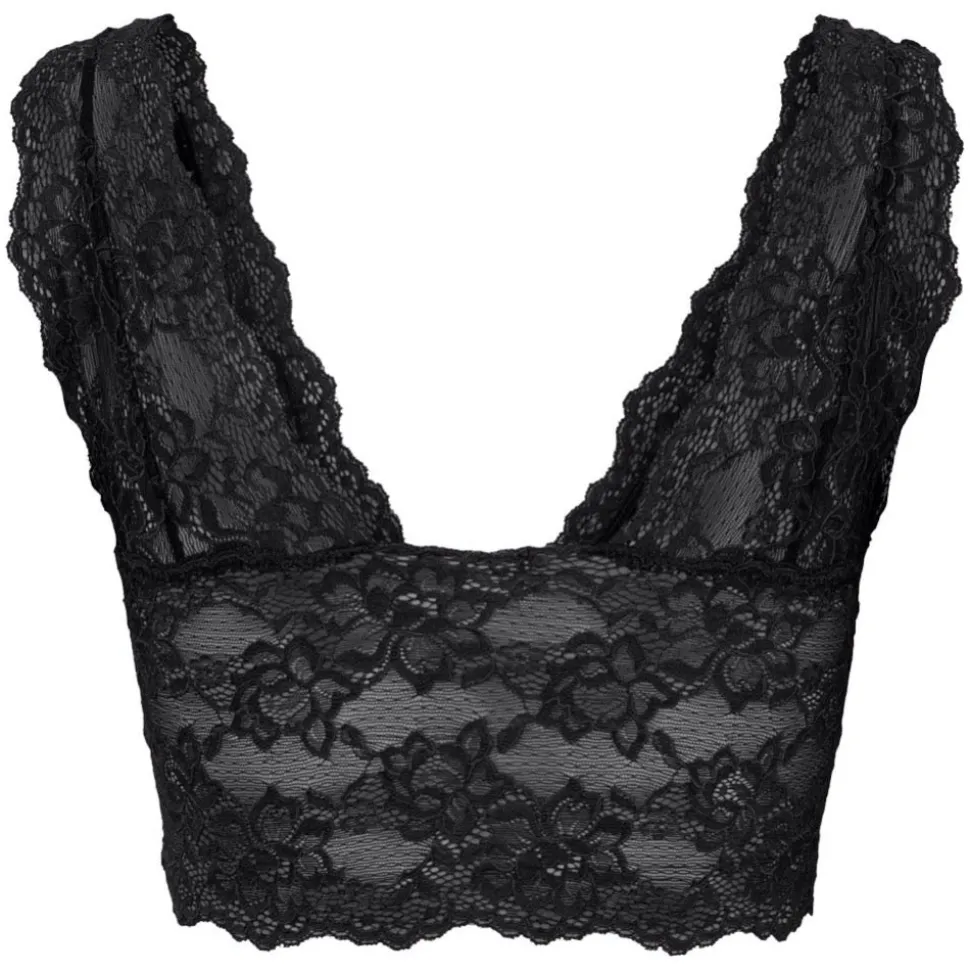 Olivia & Kate Black Lina Lace-Bralette New