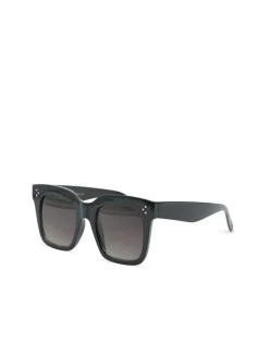 Olivia & Kate Black Square Classic-Sunglasses Hot
