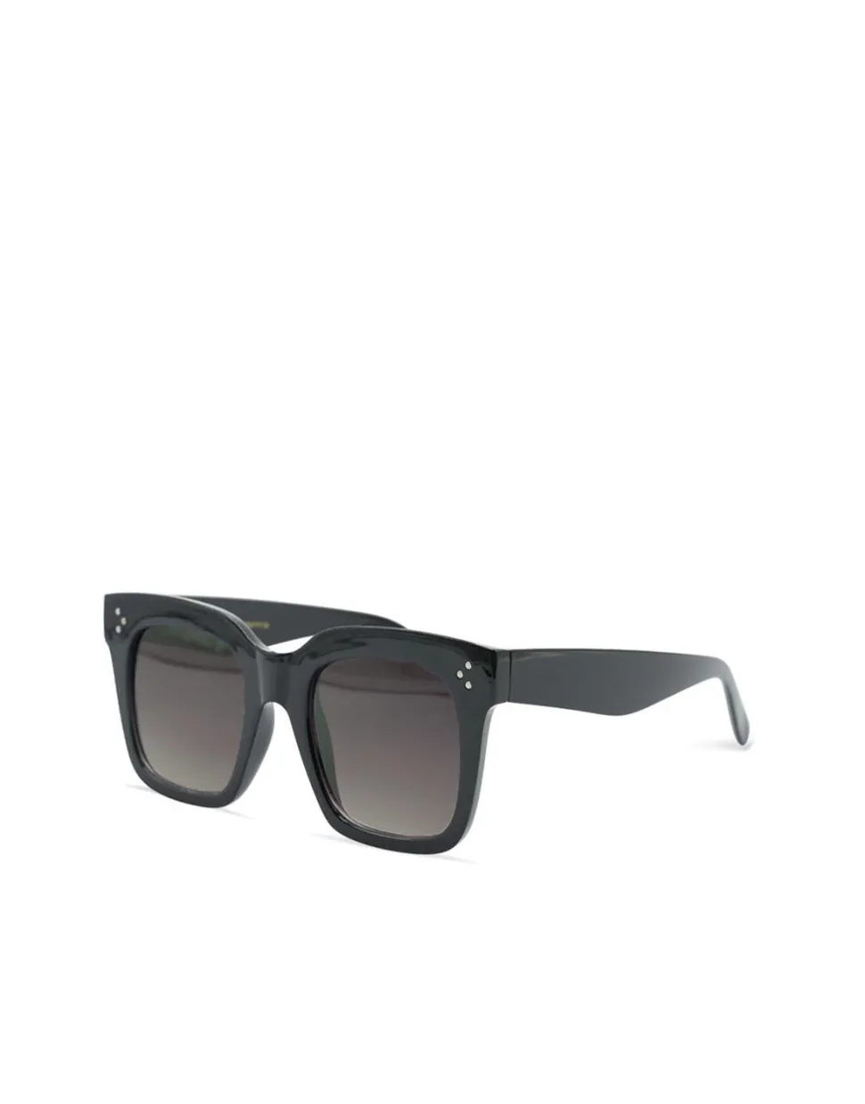 Olivia & Kate Black Square Classic-Sunglasses Hot