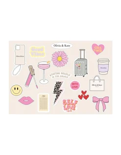 Olivia & Kate Colorful Trendy-Sticker Sheet Discount