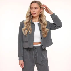 Olivia & Kate Darkgrey Studio-Jacket Cheap