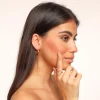 Olivia & Kate Golden Adjustable Open Heart-Ring Fashion