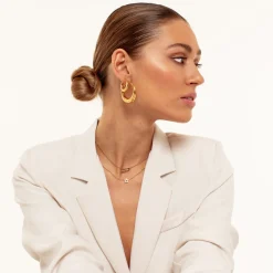 Olivia & Kate Golden Adriana-Earrings New