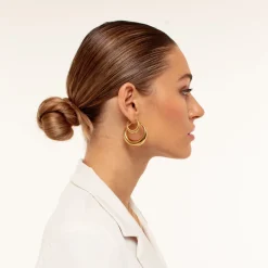 Olivia & Kate Golden Adriana-Earrings New