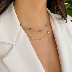 Olivia & Kate Golden Clover-Necklace Best