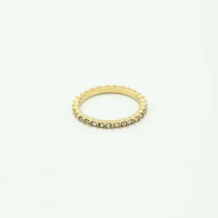 Olivia & Kate Golden Crystals-Ring Discount