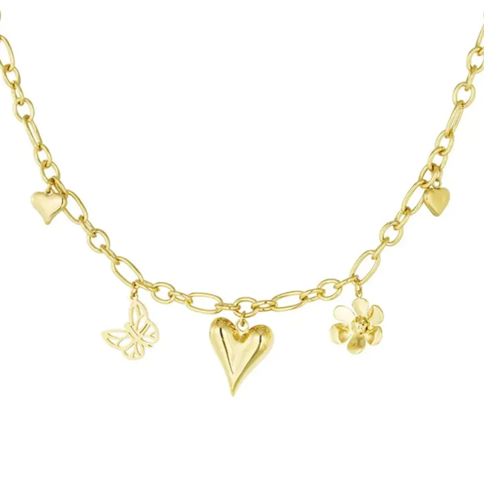 Olivia & Kate Golden Statement Pendants Chain-Necklace Best Sale