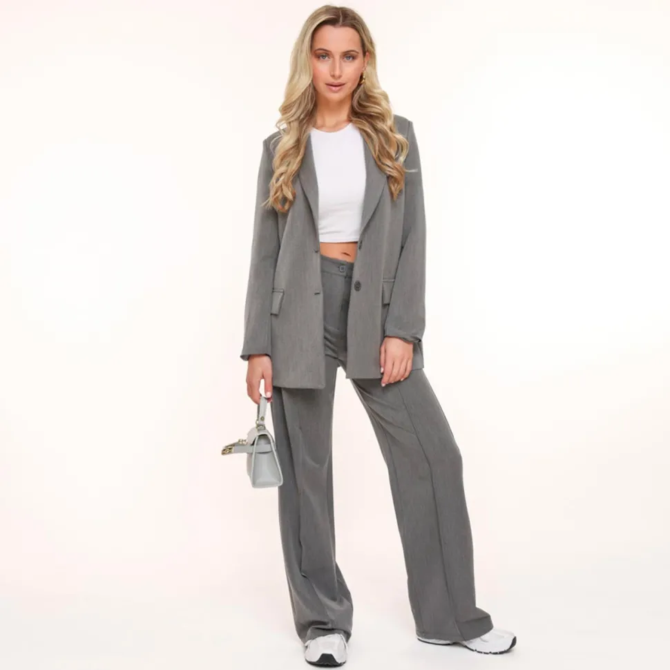 Olivia & Kate Grey Basic-Blazer Best