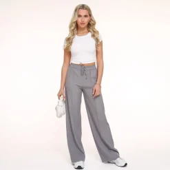 Olivia & Kate Grey Continuous Seams-Trouser Clearance