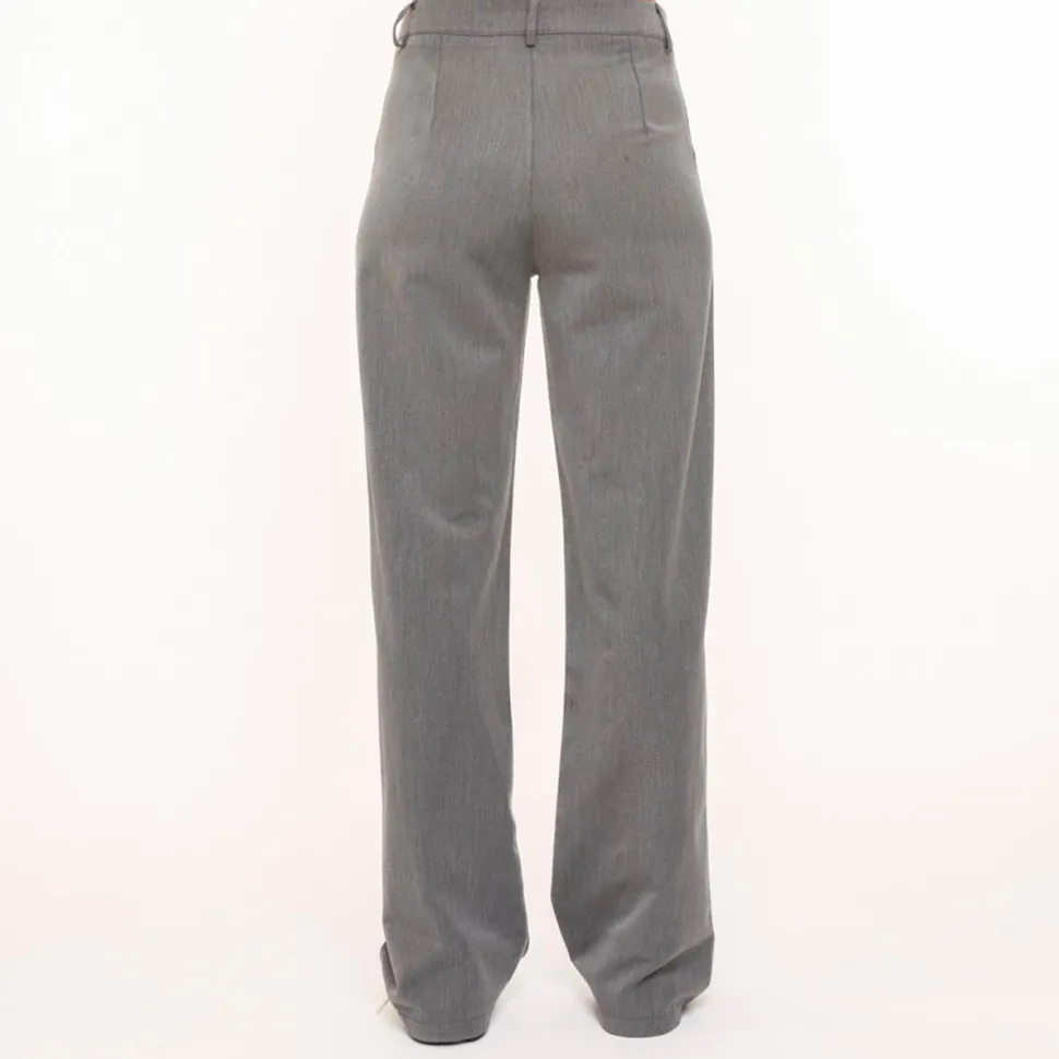 Olivia & Kate Grijze Basic-Pantalon Cheap