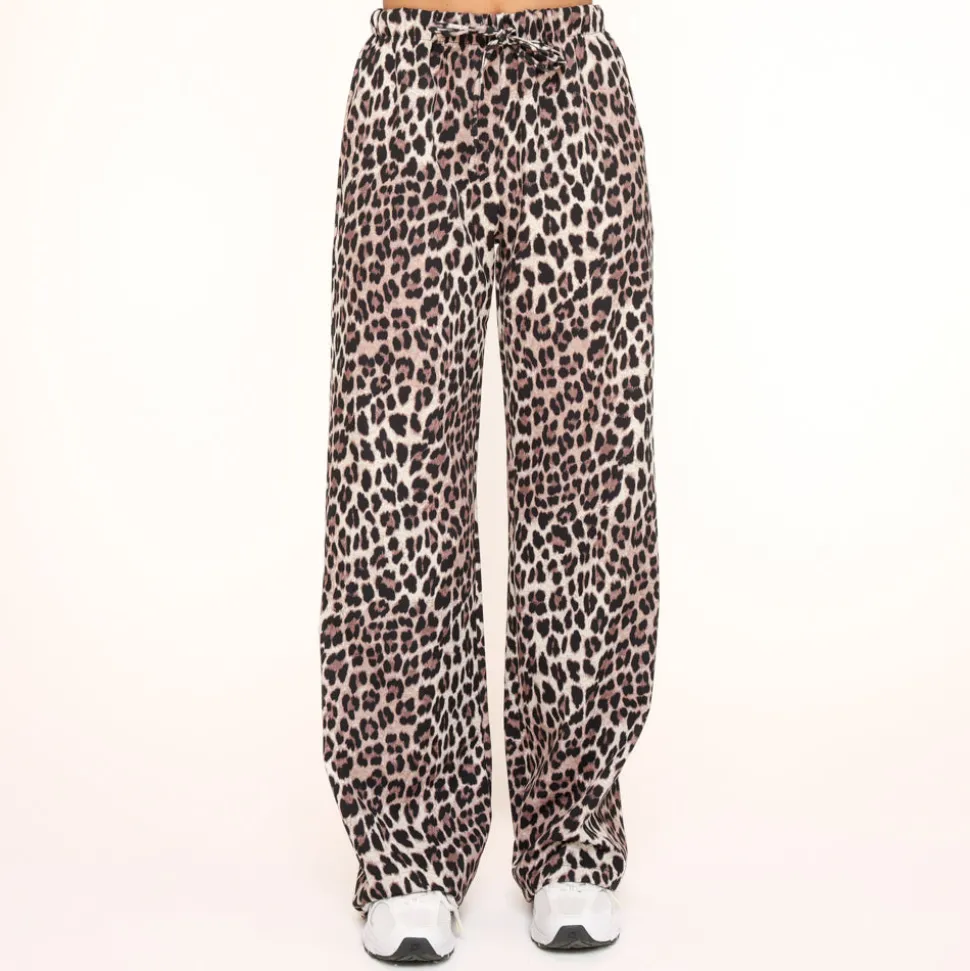Olivia & Kate Leopard Loose Fit-Pants Clearance