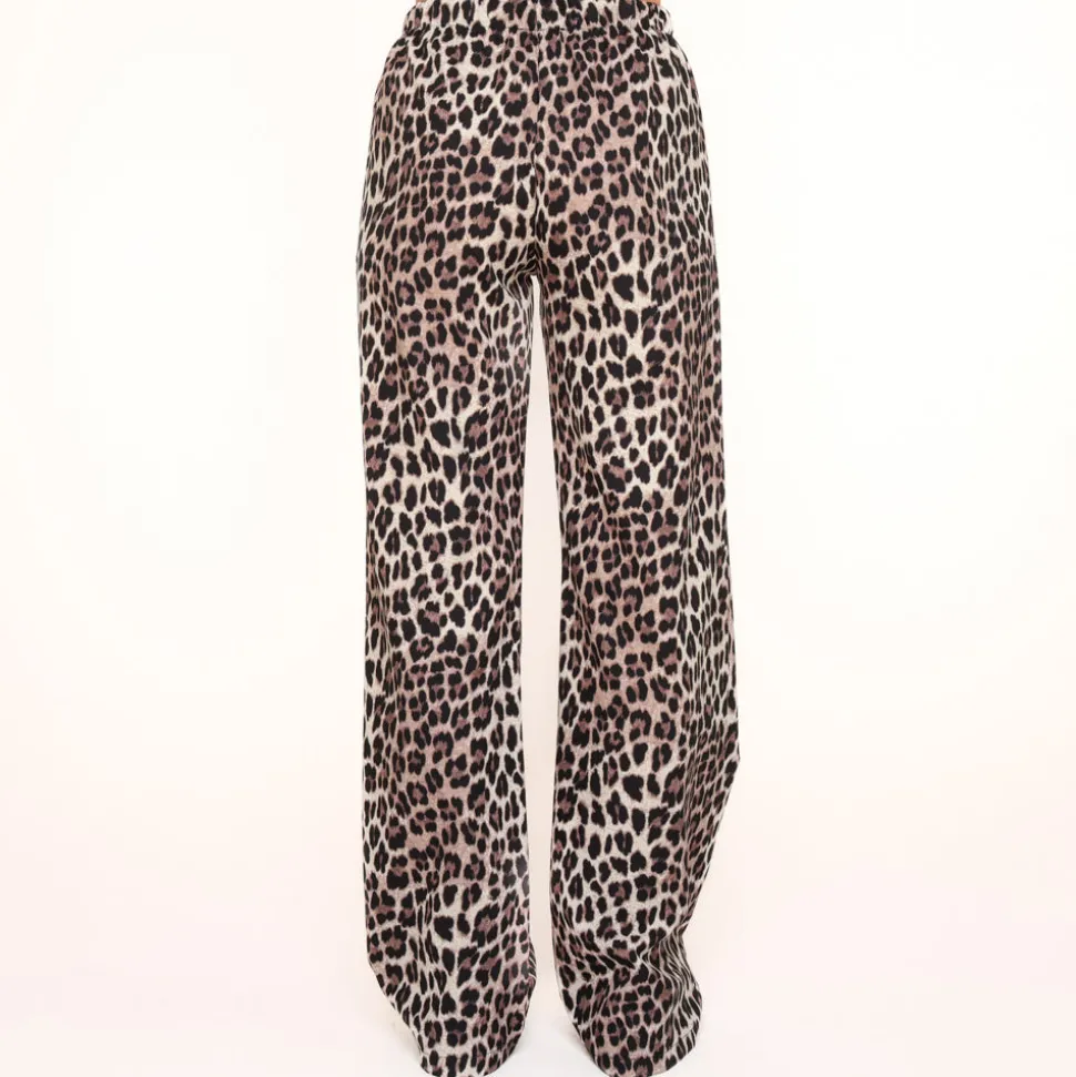 Olivia & Kate Leopard Loose Fit-Pants Clearance