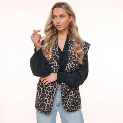 Olivia & Kate Leopard-Gilet Store