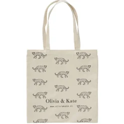 Olivia & Kate Leopards-Canvas Bag Cheap