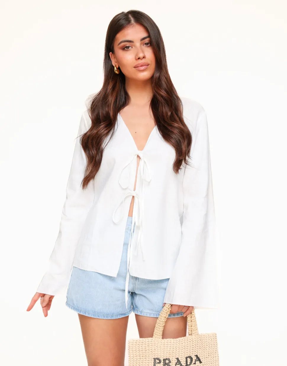 Olivia & Kate Light Blue Basic Denim-Short Outlet