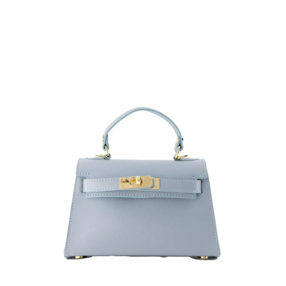 Olivia & Kate Light Blue Golden Details-Bag Discount