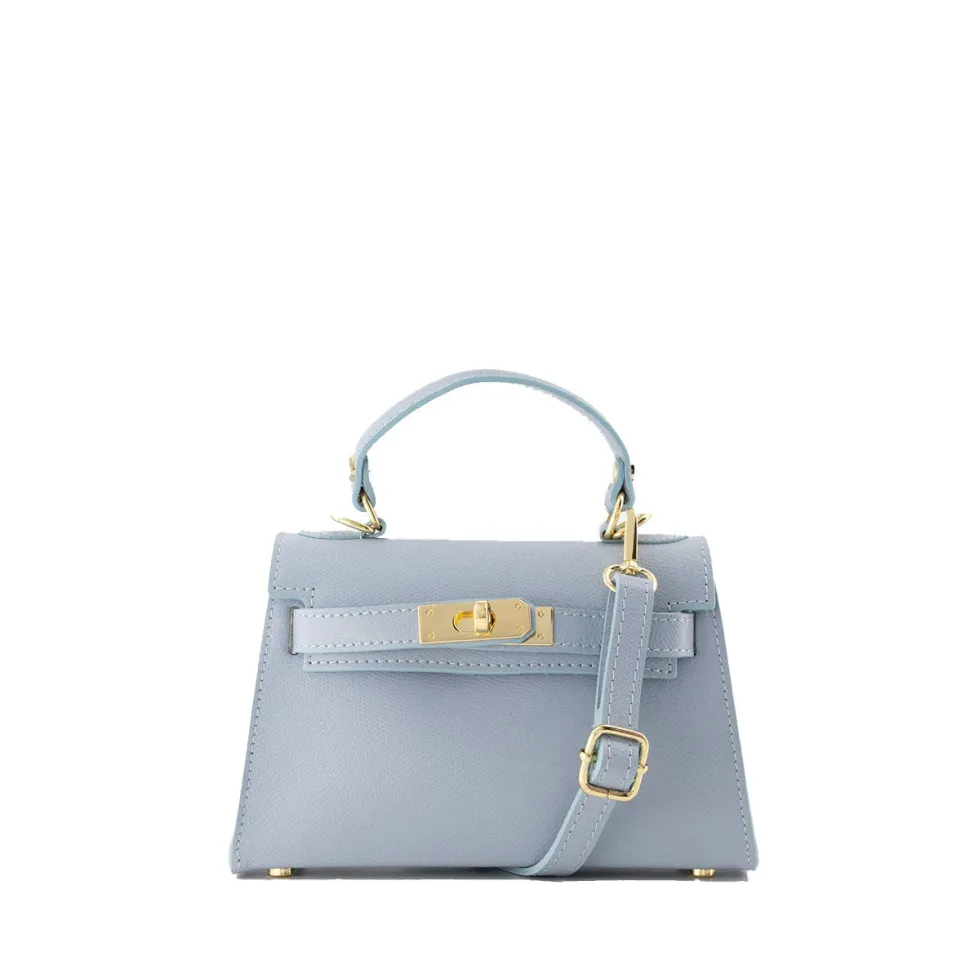 Olivia & Kate Light Blue Golden Details-Bag Discount