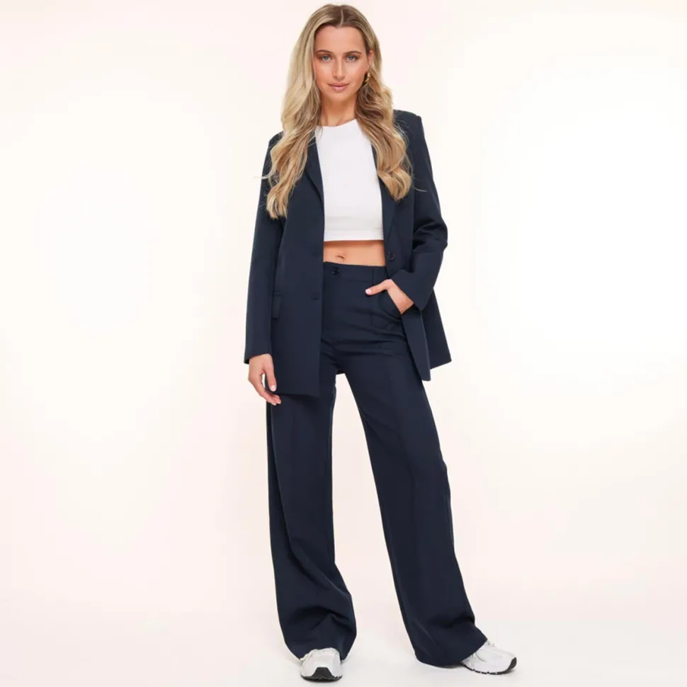 Olivia & Kate Navy Blue Basic-Pantalon New