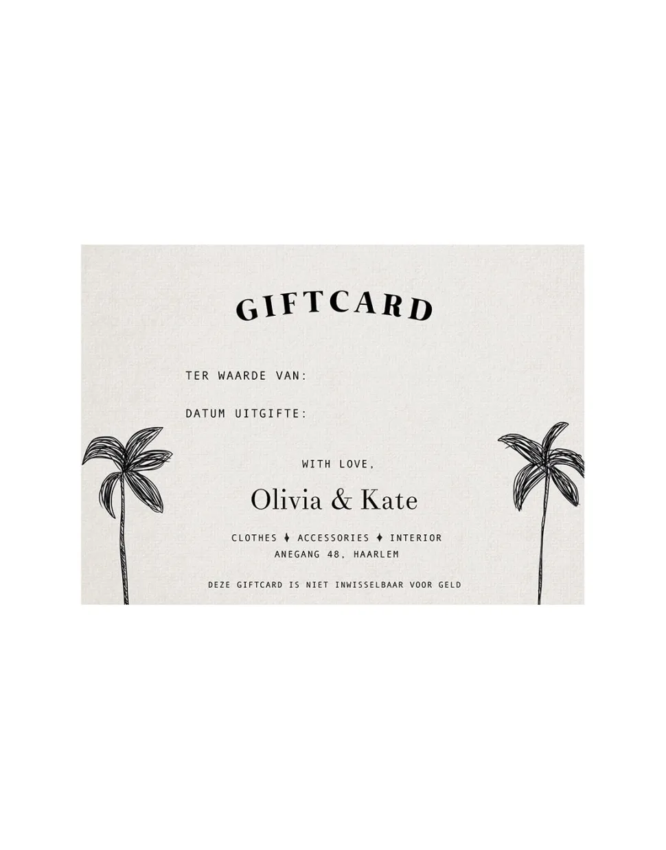 Olivia & Kate Giftcard Flash Sale