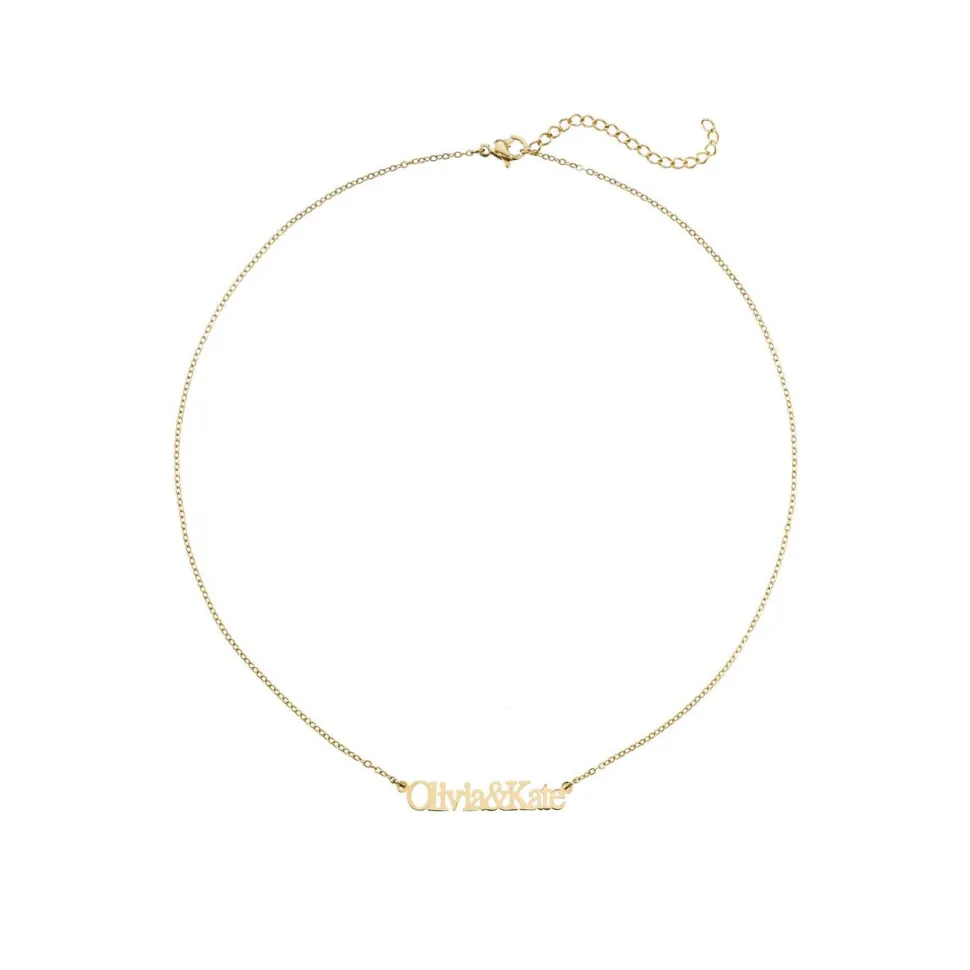 Olivia & Kate Golden-Necklace Best