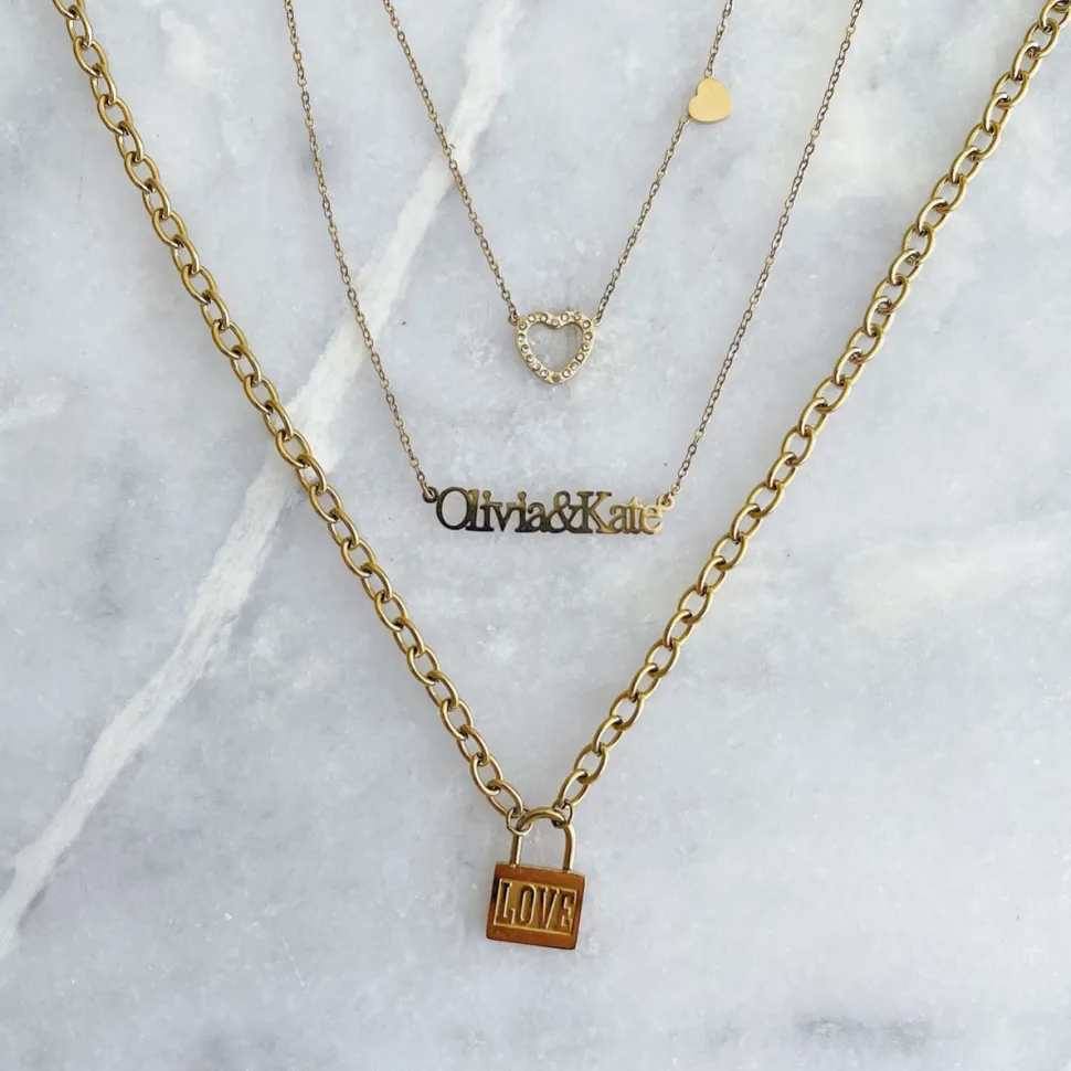 Olivia & Kate Golden-Necklace Best