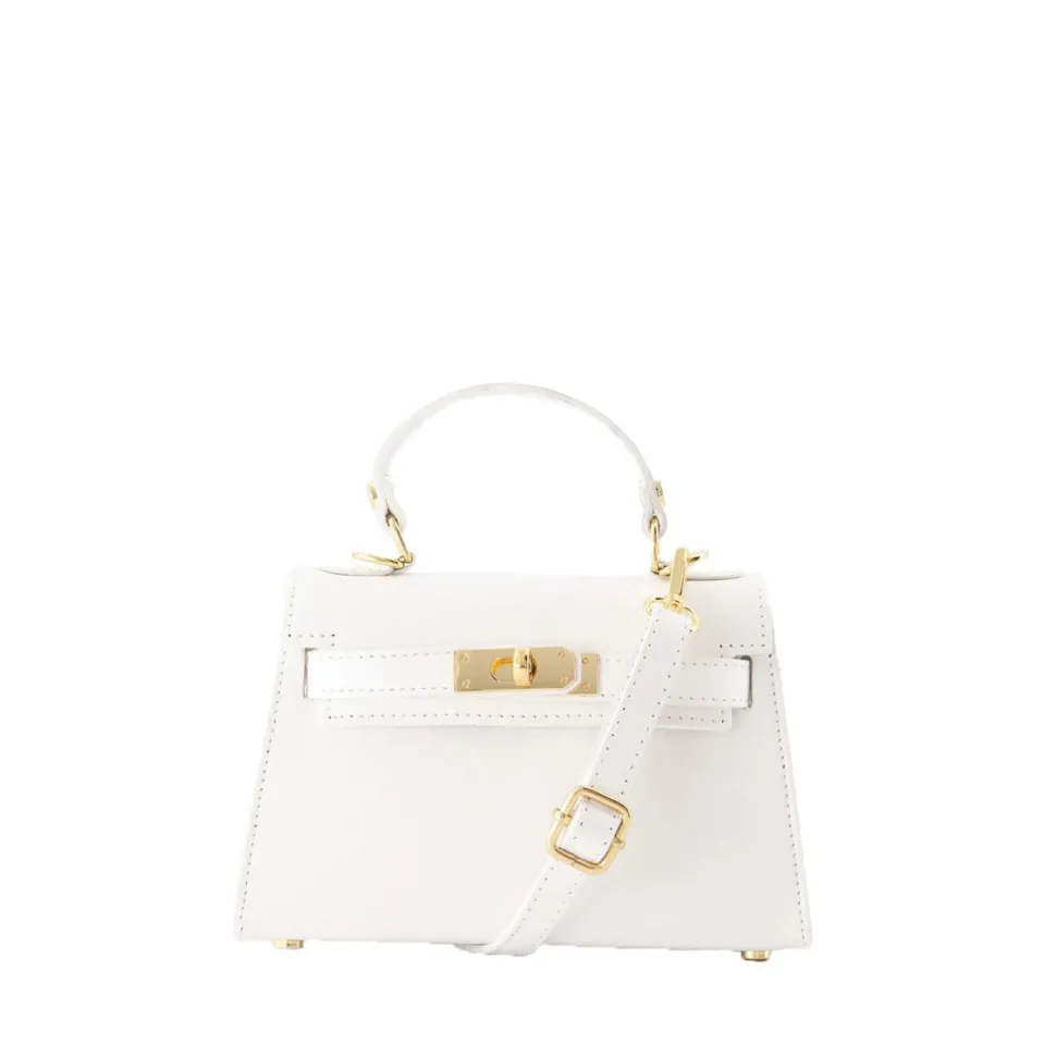 Olivia & Kate White Golden Details-Bag New