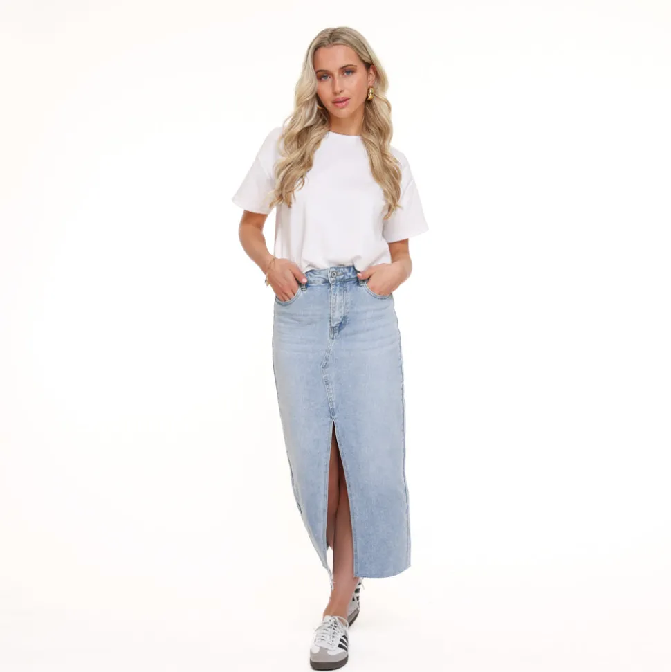 Olivia & Kate White Oversized Basic Ss-T-Shirt Outlet
