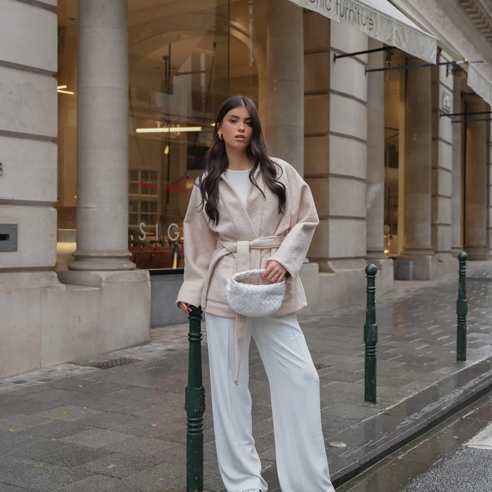 Olivia & Kate White Wide-Pantalon Store