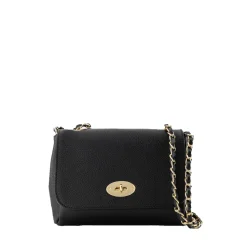 Olivia & Kate Zwarte Leren Crossbody-Tas New